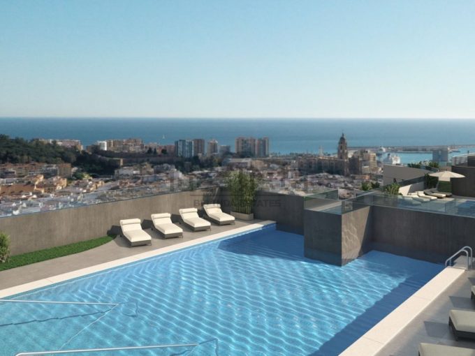 Apartamento con piscina a 10 minutos del centro histórico de Málaga, Belinda Estates